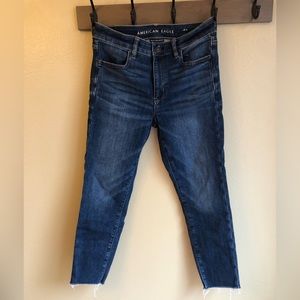 American Eagle High Rise Jegging Crop Jean